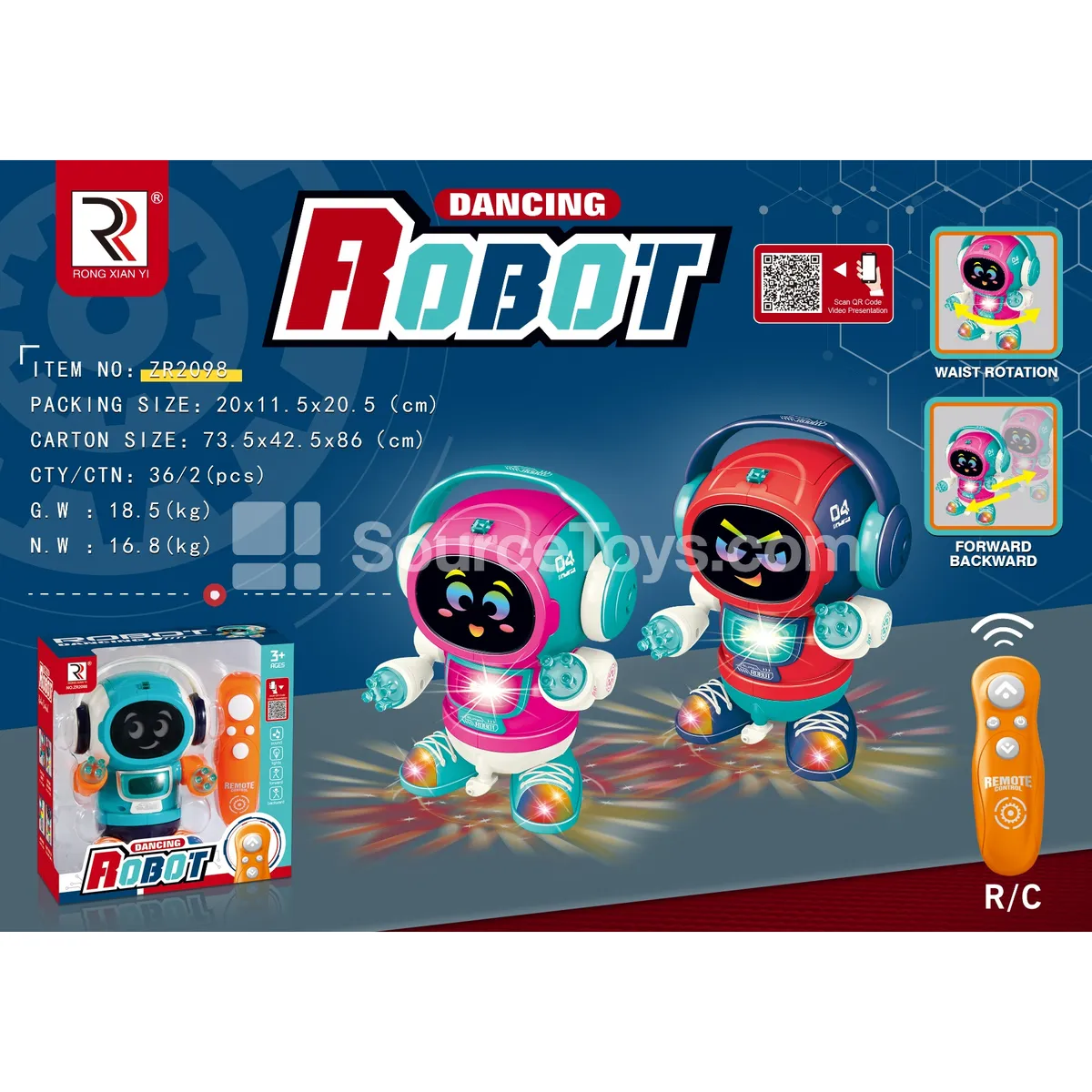 Infrared Headphone Robot Infrared Headphone Robot