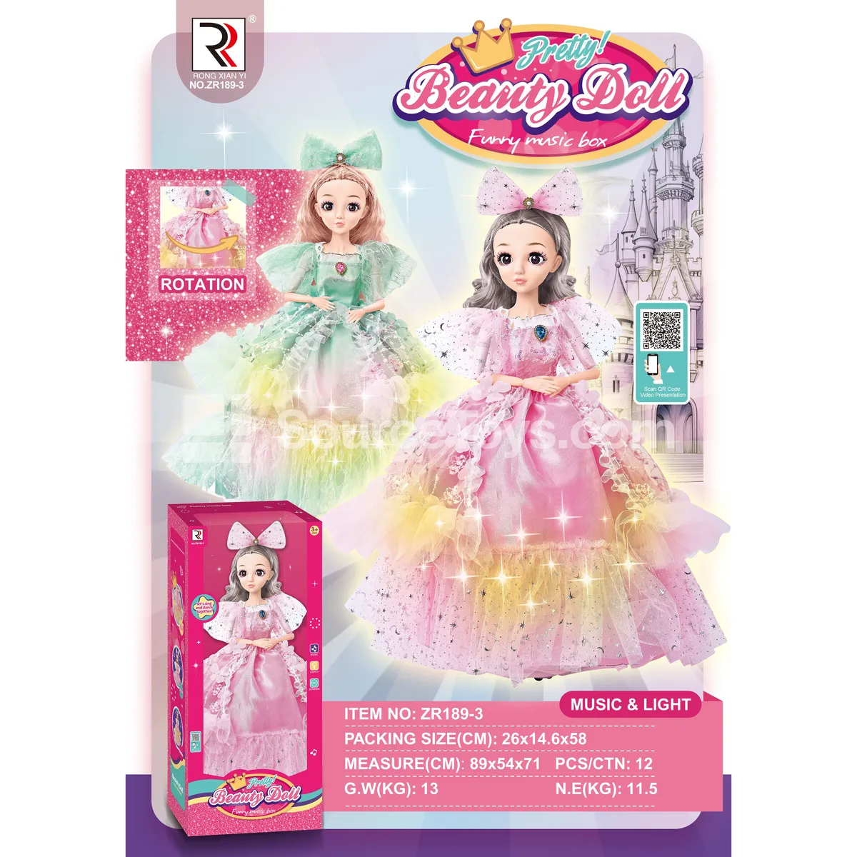 22-inch Fashion Doll with Lights and Music 22-inch Fashion Doll with Lights and Music