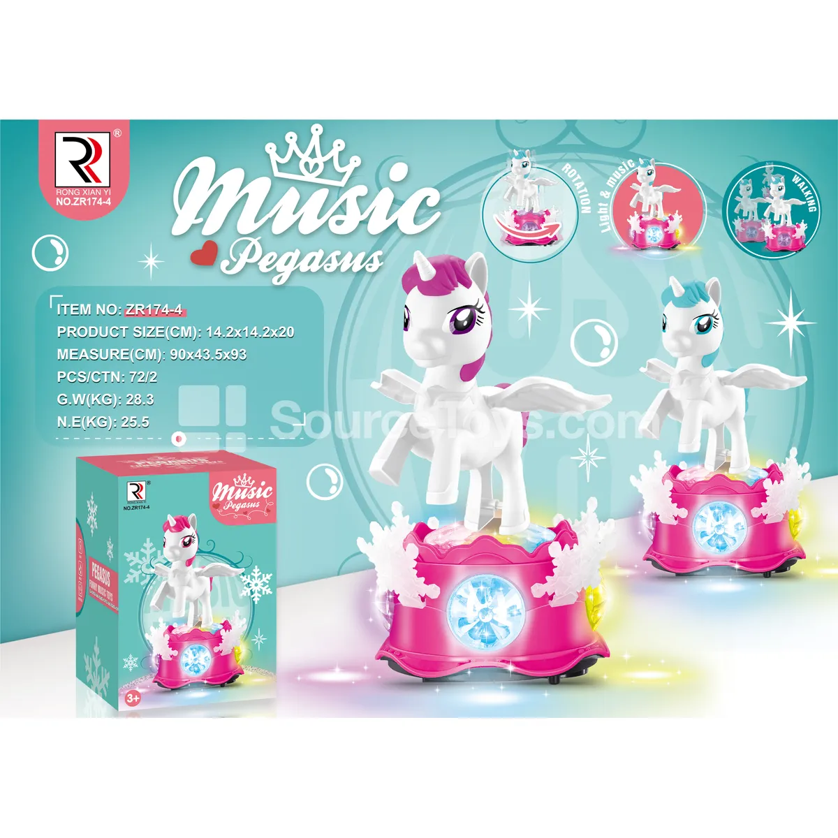 Electric Unicorn with Lights and Music Electric Unicorn with Lights and Music