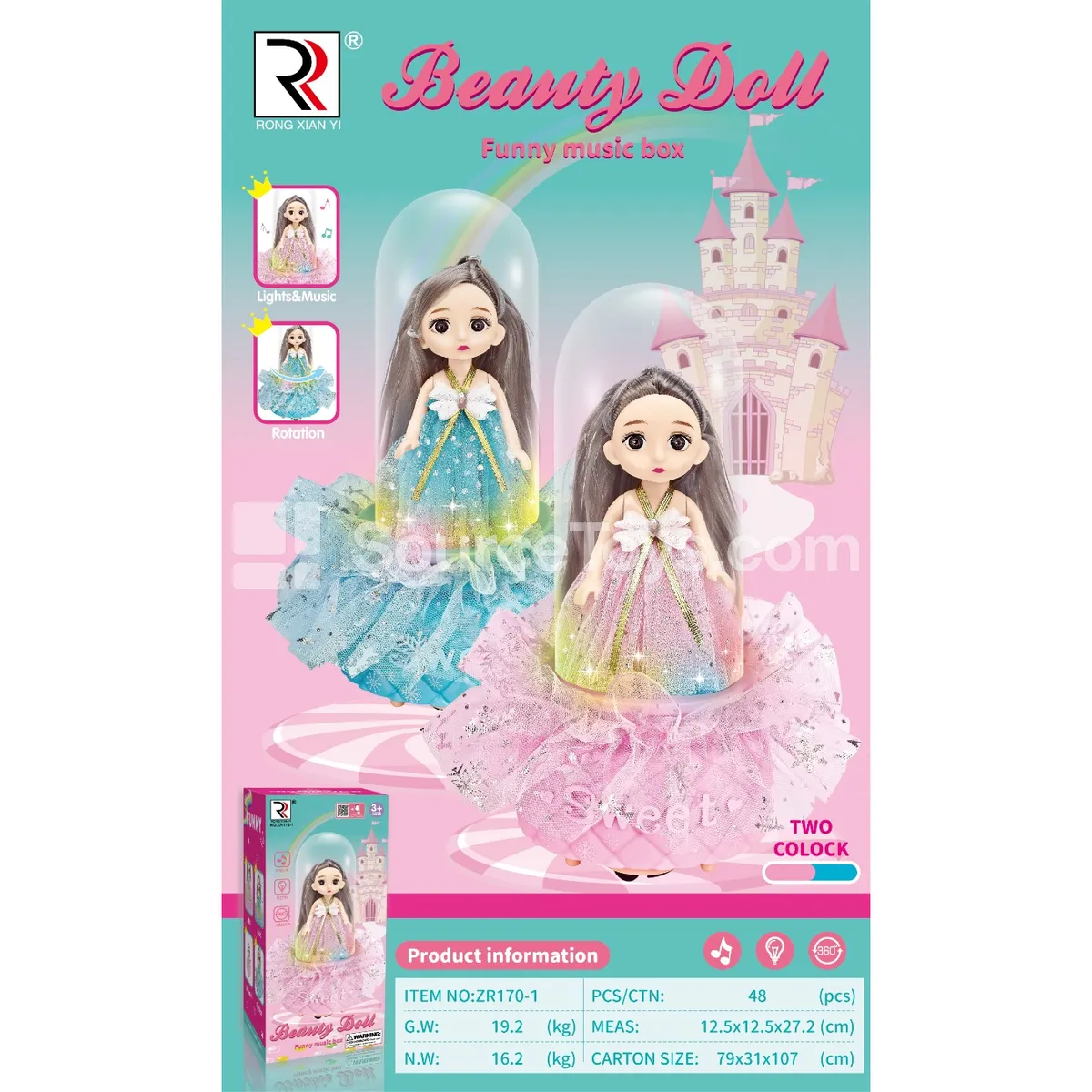 Electric Princess Doll with Lights, Music and Omni-Directional Movement Electric Princess Doll with Lights, Music and Omni-Directional Movement