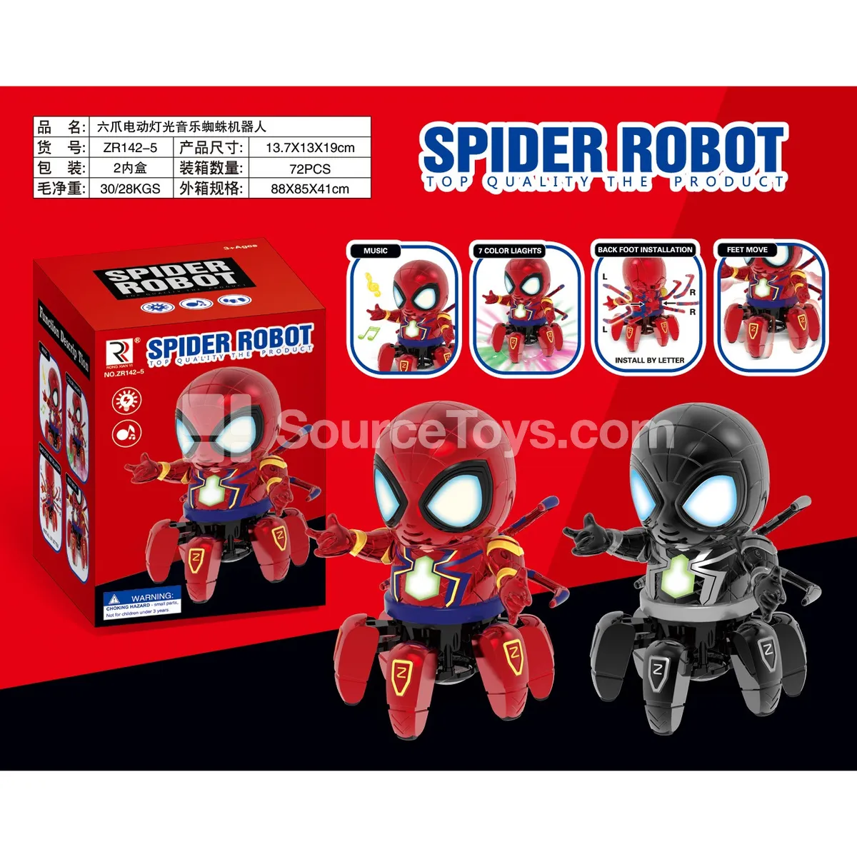 Six-Legged Spider Robot