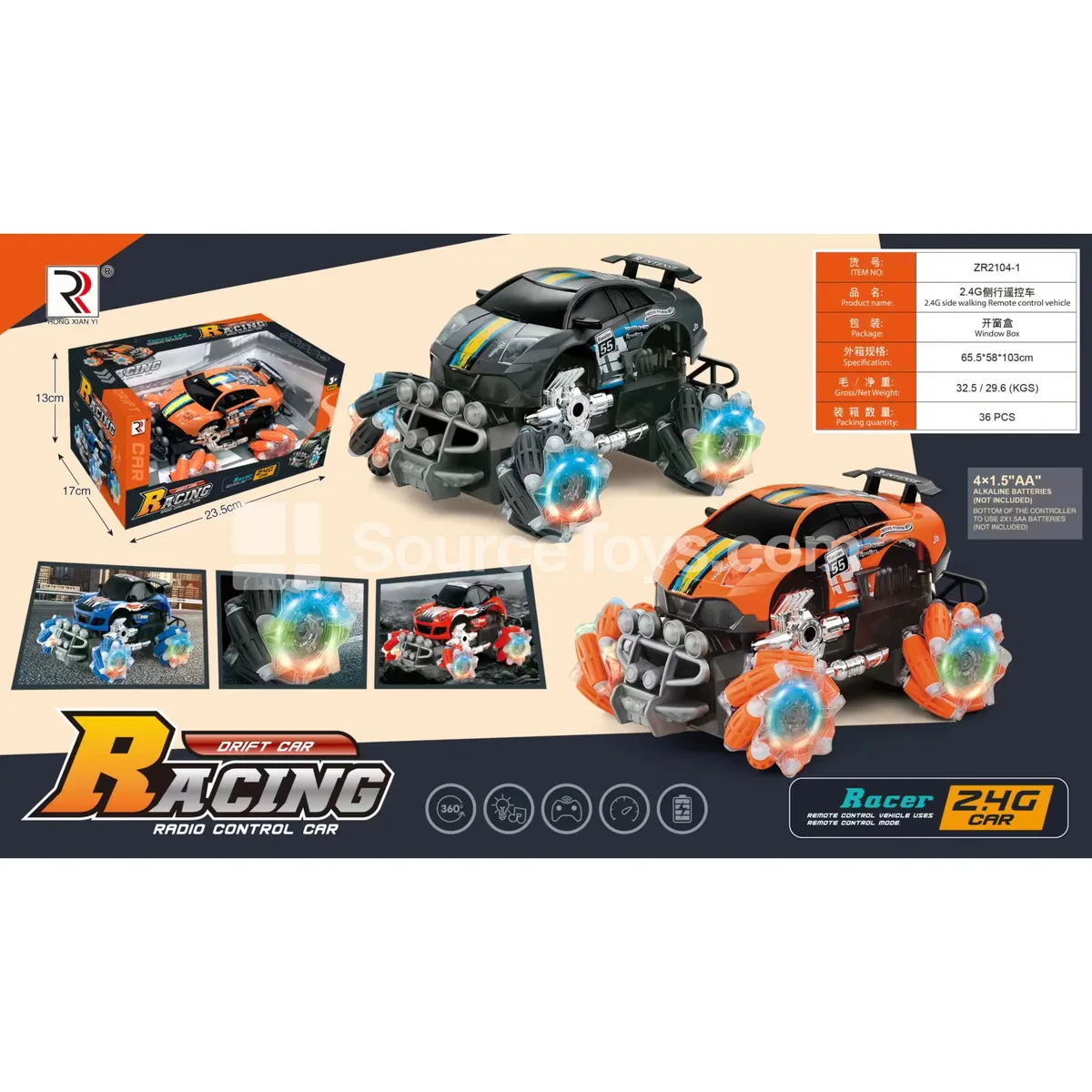 2.4G Sideways Remote Control Car 1:18 2.4G Sideways Remote Control Car 1:18