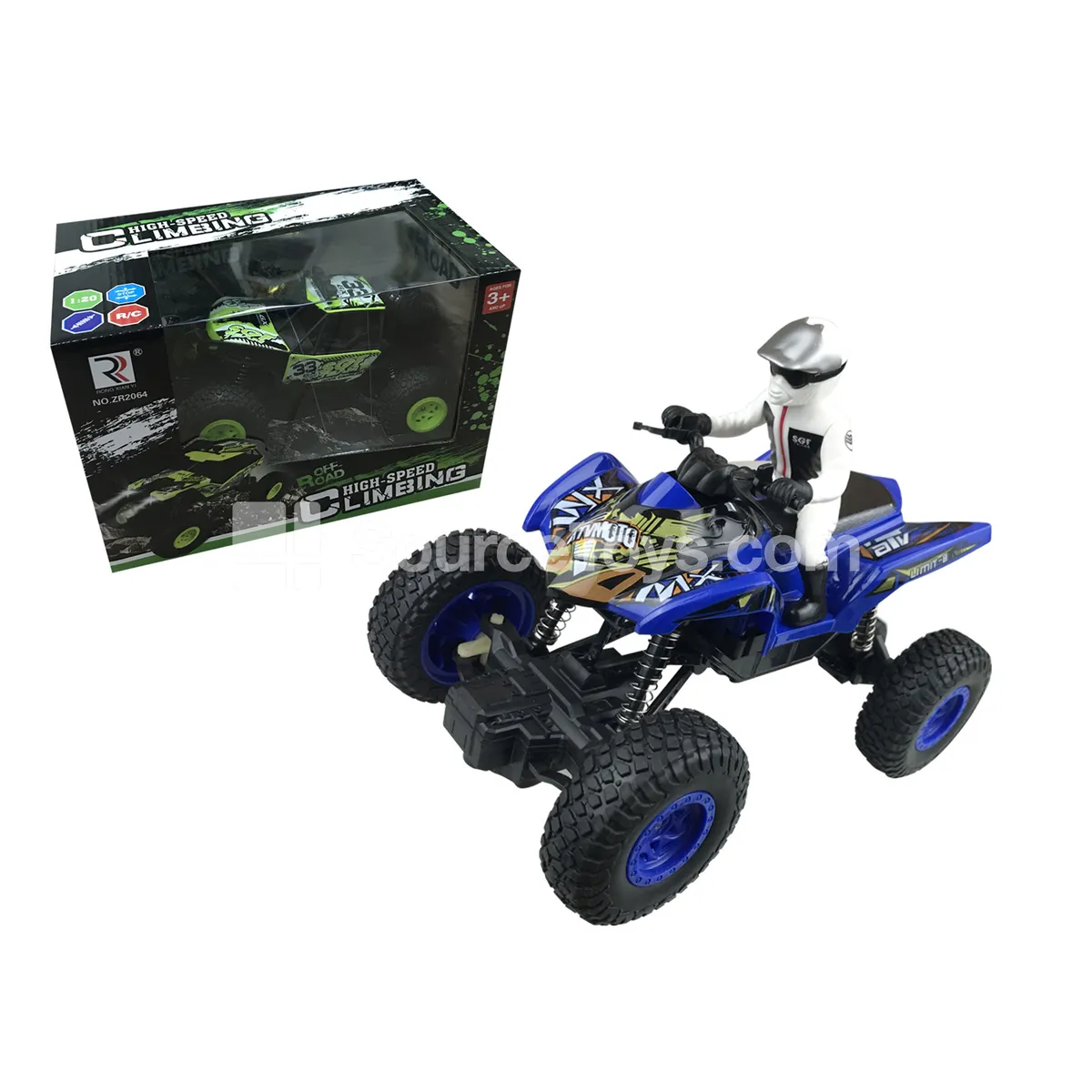 1:16 4-Channel Remote Control Off-Road Crawler with Figure 1:16 4-Channel Remote Control Off-Road Crawler with Figure