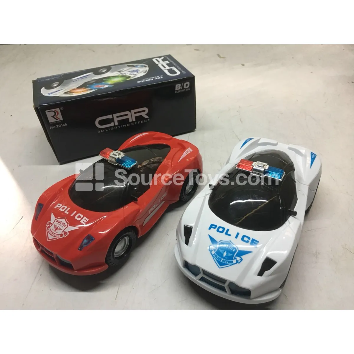 1:18 Electric Police Car with Music