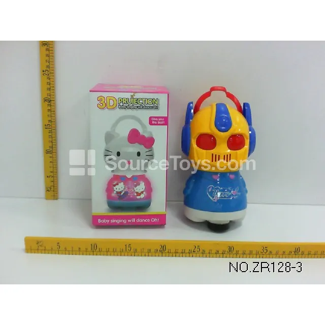 Robot Projection Coin Bank with Light and Music
