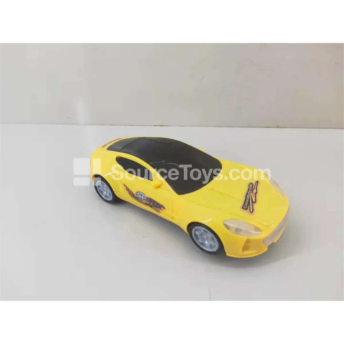 Electric Ride-On Car with Universal Steering, Lights & Music Electric Ride-On Car with Universal Steering, Lights & Music