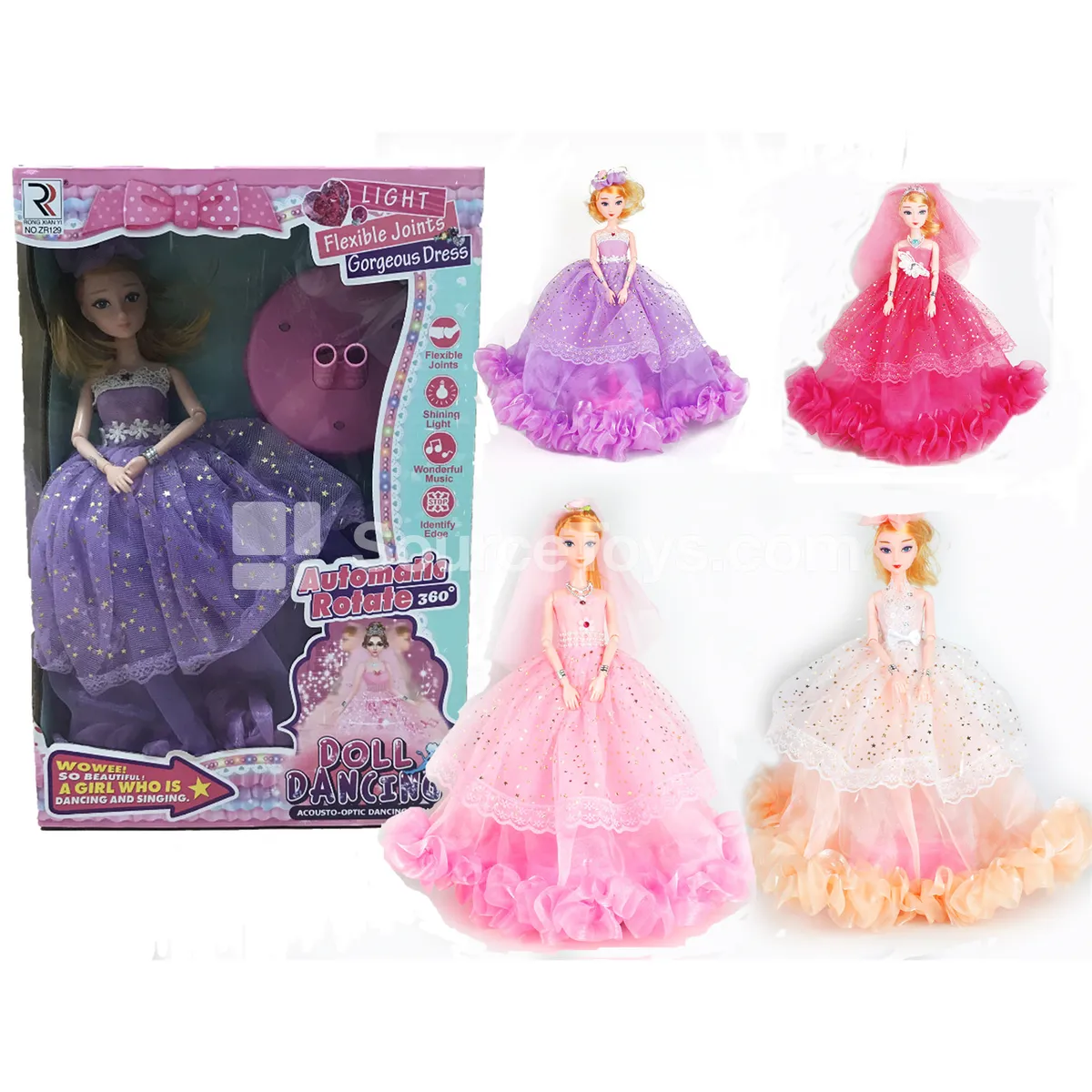 Electric Fashion Doll with Lights, Music, and Omni-Directional Motion Electric Fashion Doll with Lights, Music, and Omni-Directional Motion