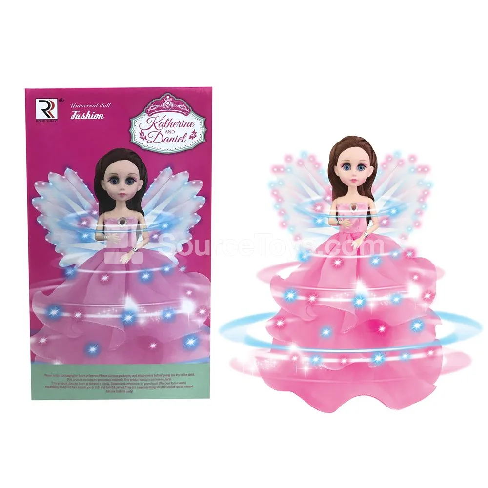Electric Light & Music Fashion Doll with Angel Wings and Wedding Dress Electric Light & Music Fashion Doll with Angel Wings and Wedding Dress
