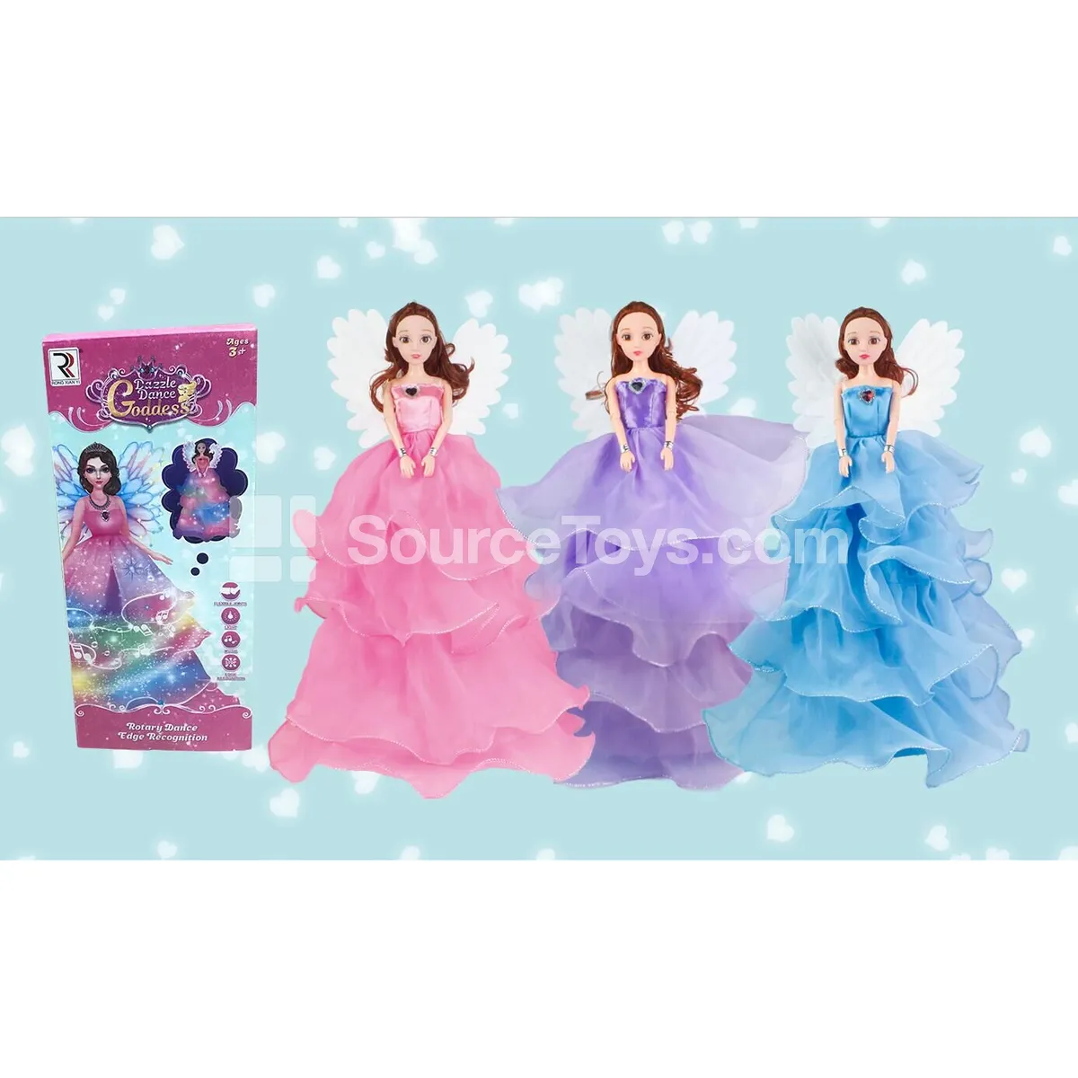 Electric Light & Music Angel Wings Wedding Dress