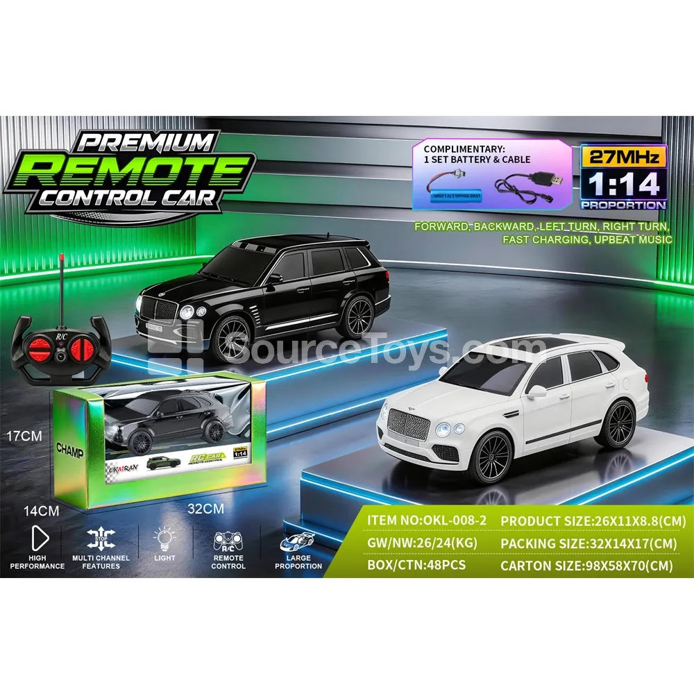 1:14 Scale 4-Channel Remote Control Car 1:14 Scale 4-Channel Remote Control Car