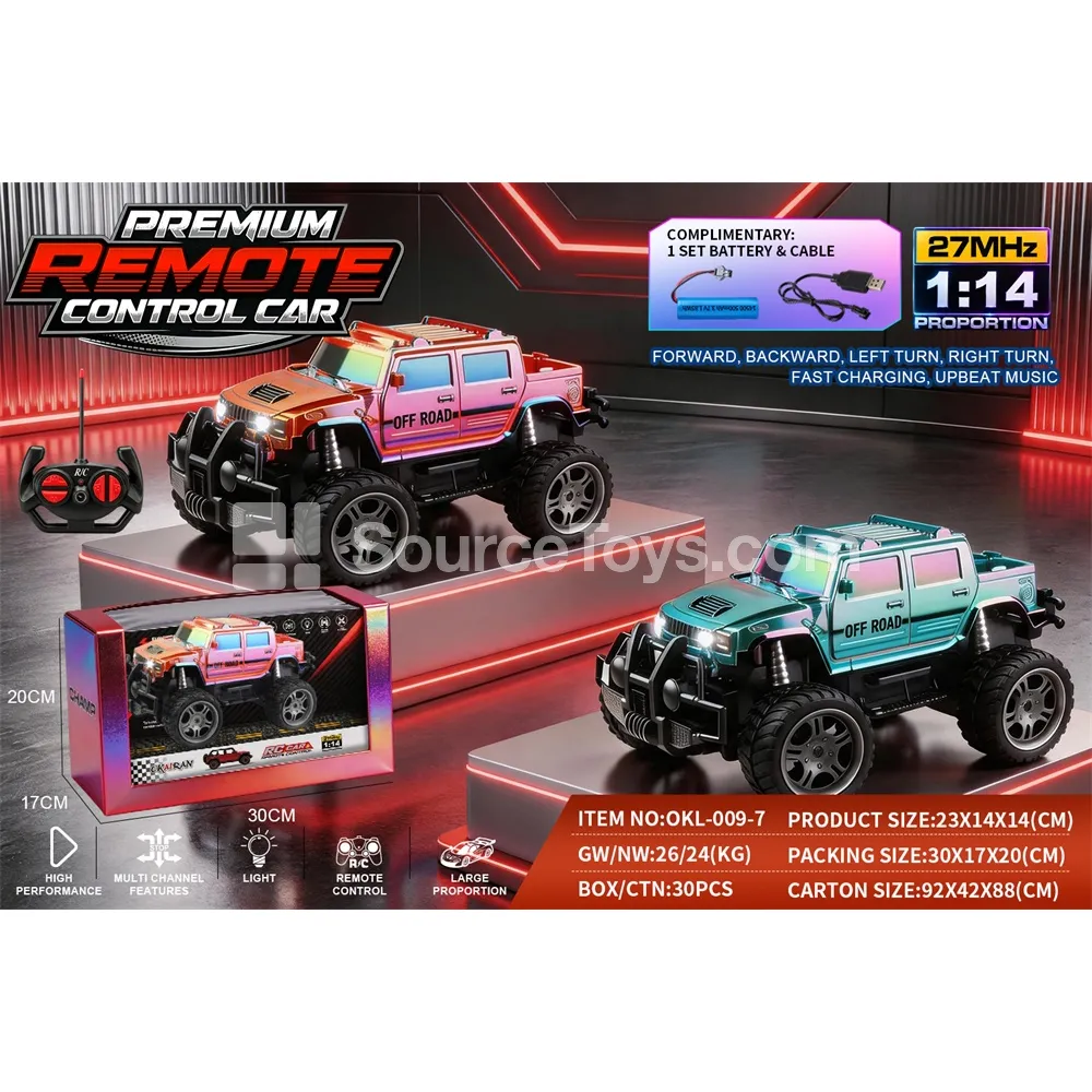 1:14 4-Channel RC Off-Road Truck UV Coated 1:14 4-Channel RC Off-Road Truck UV Coated