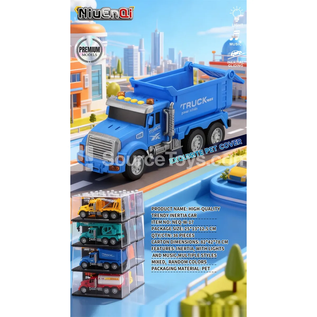 1:24 Engineering Fire Truck with Lights, Music, Opening Doors, Inertia, and Acrylic Display Cover 1:24 Engineering Fire Truck with Lights, Music, Opening Doors, Inertia, and Acrylic Display Cover