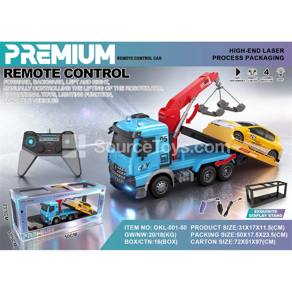 1:14 RC City Transport Truck (OKL-001-50) 1:14 RC City Transport Truck (OKL-001-50)