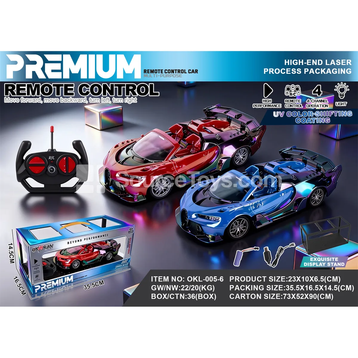 1:16 Remote Control Bugatti Car with UV Colorful Coating 1:16 Remote Control Bugatti Car with UV Colorful Coating