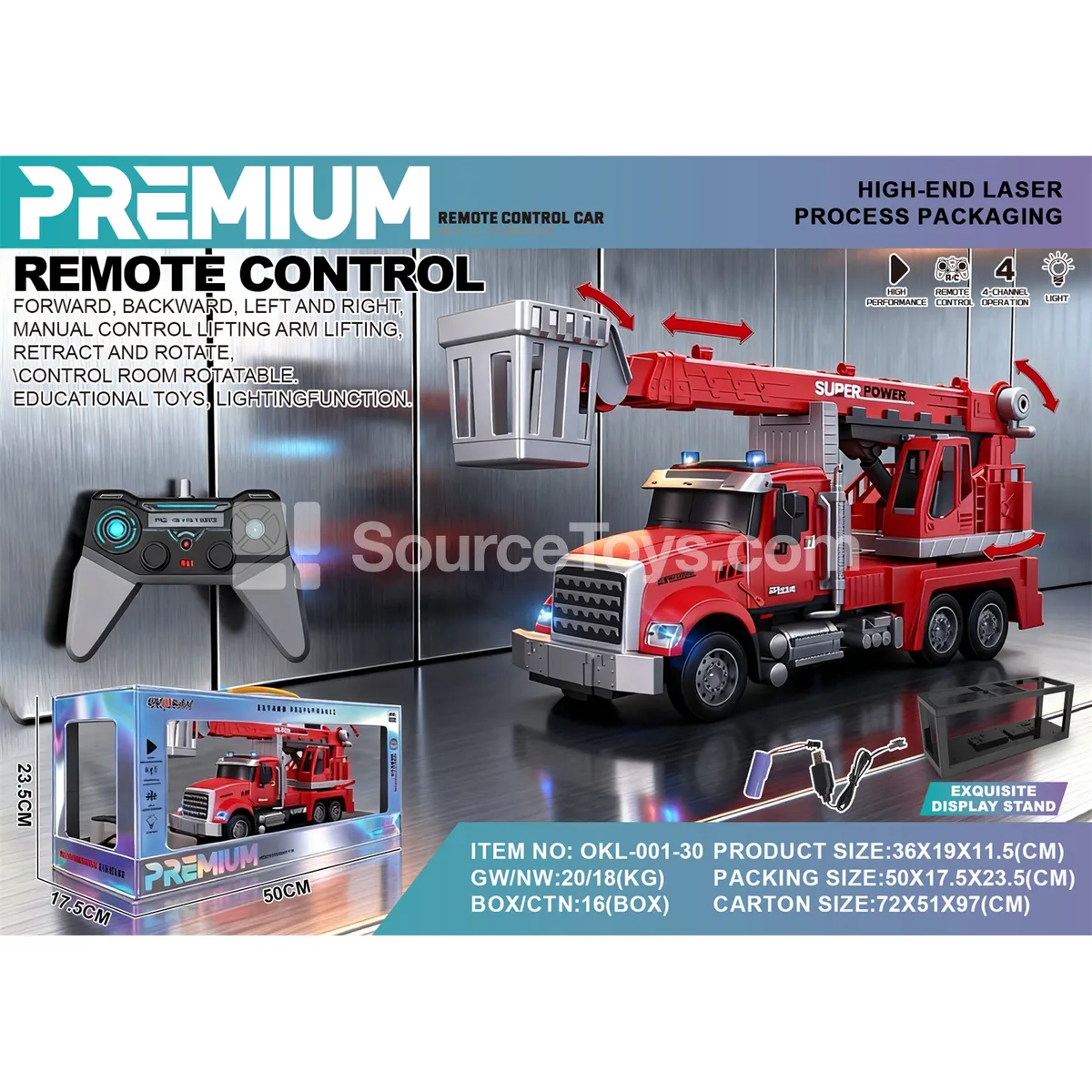 1:14 Remote Control Fire Truck 1:14 Remote Control Fire Truck