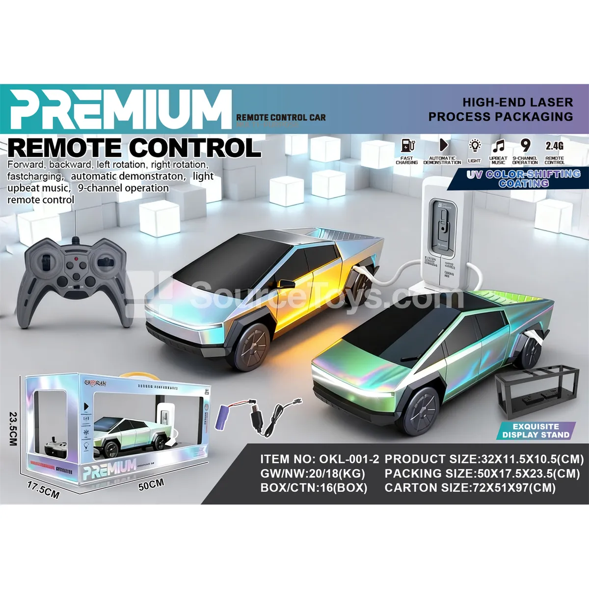 1:12 Remote Control Racing Car with Lights & Music 1:12 Remote Control Racing Car with Lights & Music