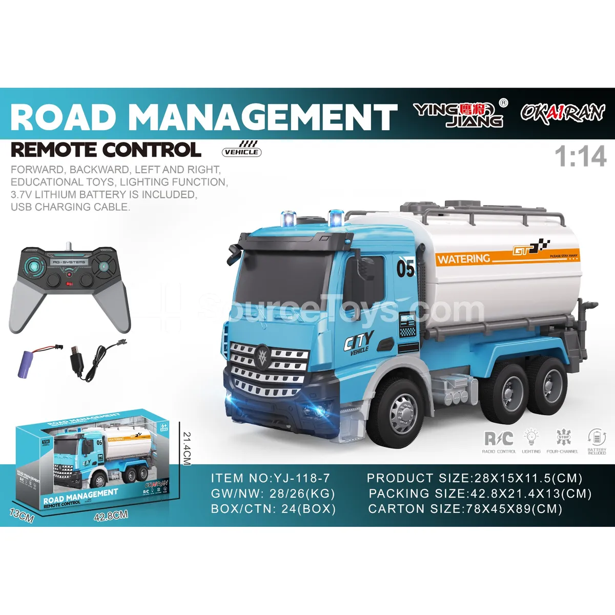 1:14 4CH Remote Control Construction Truck 1:14 4CH Remote Control Construction Truck