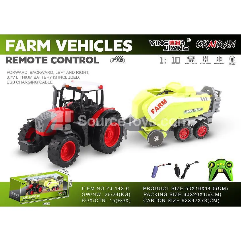 1:10 27MHz 4-Channel Farm Truck with Battery