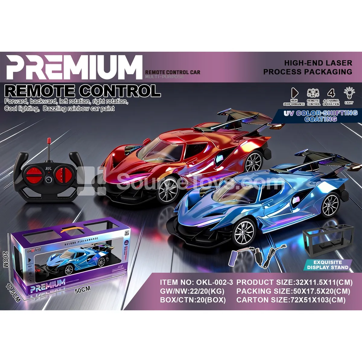 1:12 4-Channel Remote Control Apollo Lights UV Rainbow Laser Silver Card Box 1:12 4-Channel Remote Control Apollo Lights UV Rainbow Laser Silver Card Box