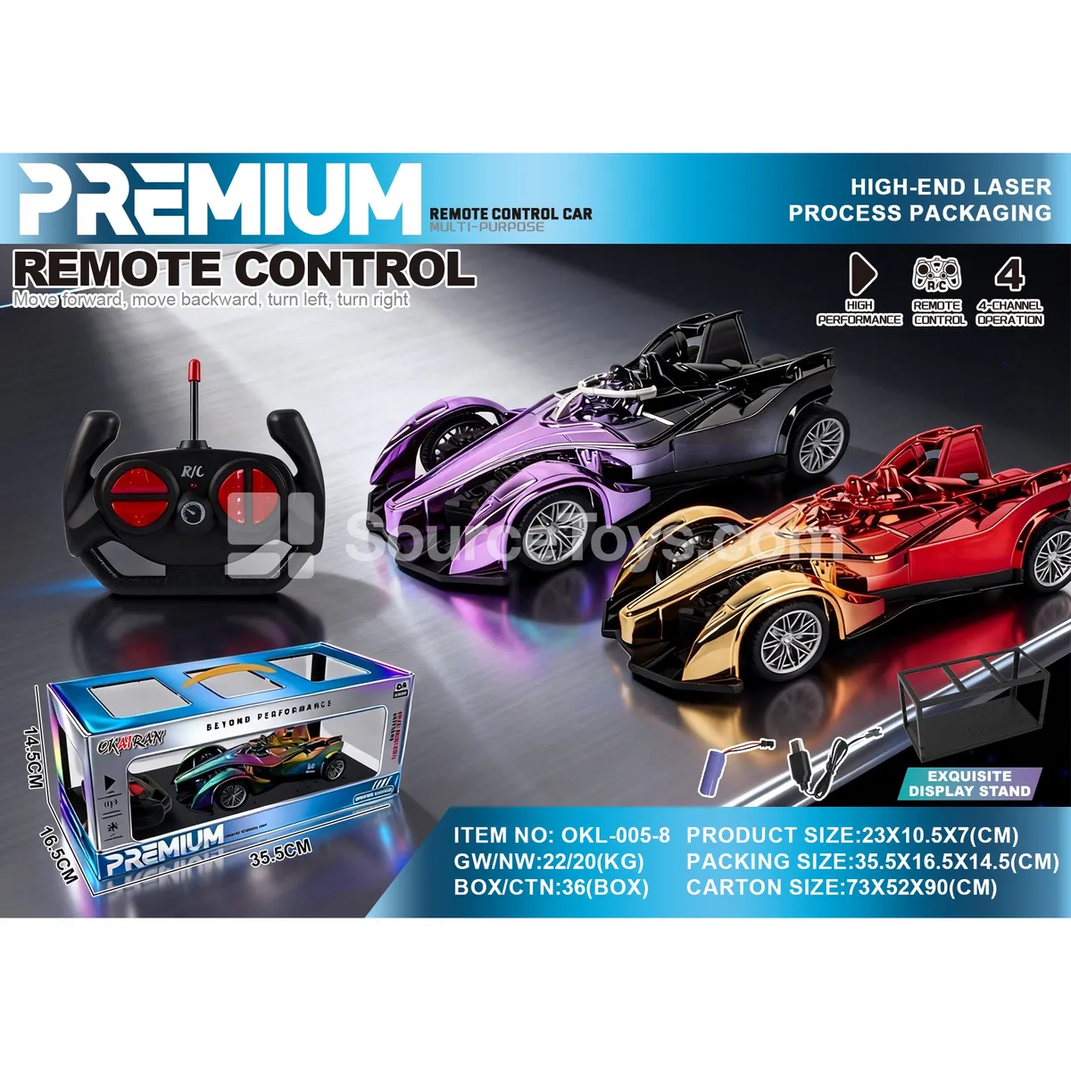 1:16 Remote Control F1 Racing Car with UV Rainbow Coating 1:16 Remote Control F1 Racing Car with UV Rainbow Coating