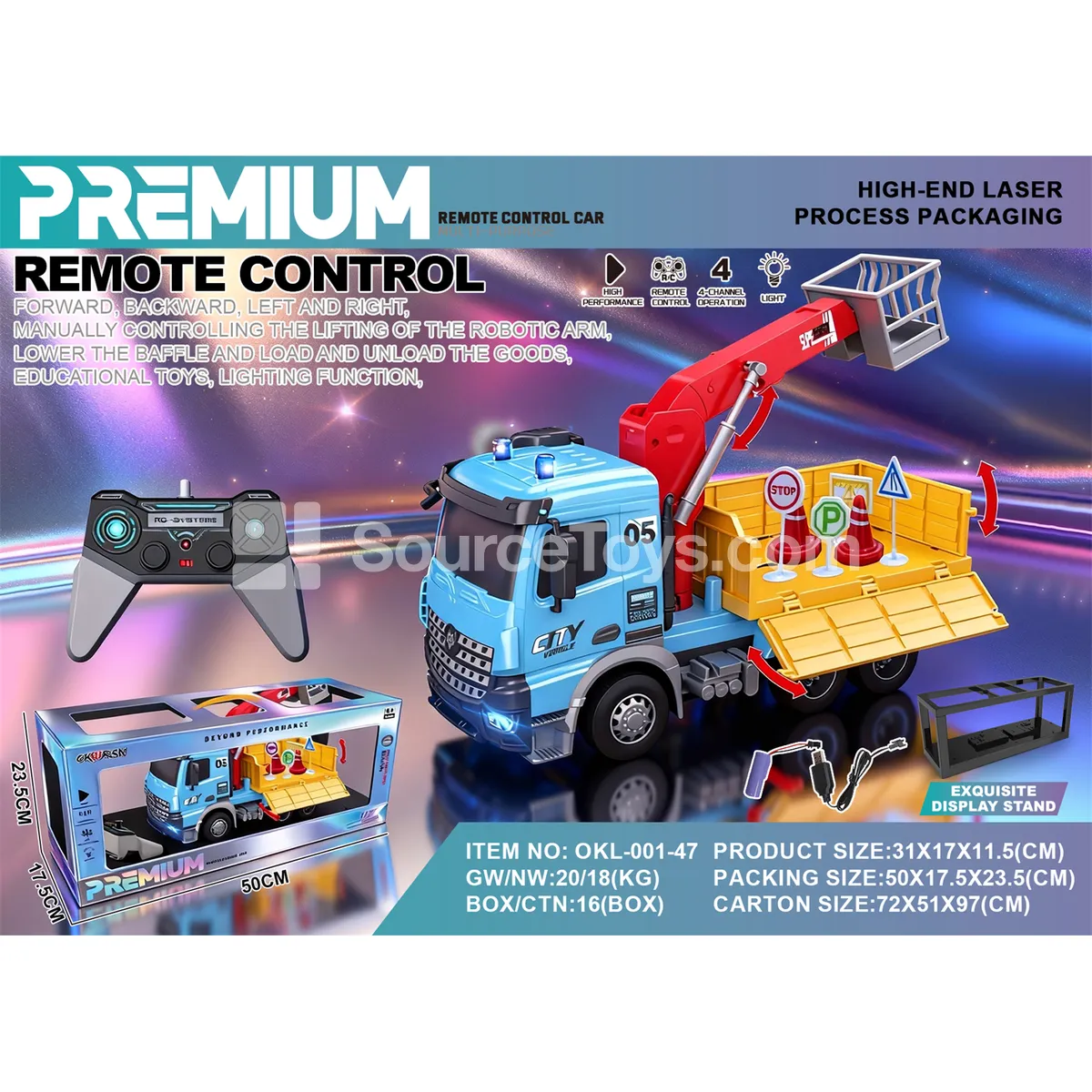 1:14 Remote Control City Transport Truck 1:14 Remote Control City Transport Truck