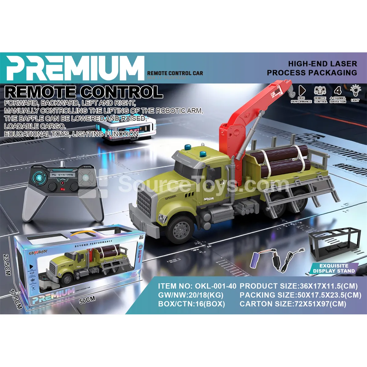 1:14 RC Forest Transporter (OKL-001-40) 1:14 RC Forest Transporter (OKL-001-40)
