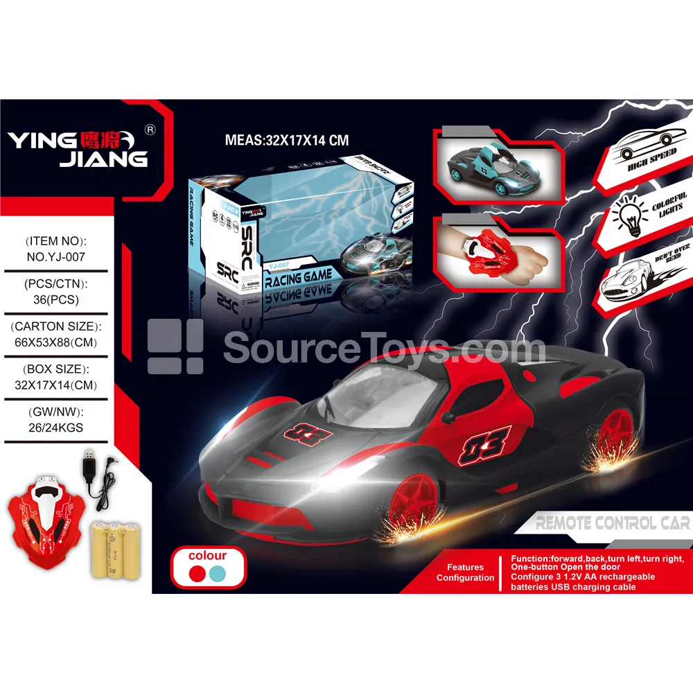 1:18 Gesture & Gravity Control 2-in-1 RC Car with Door Open Function 27MHz Window Box 1:18 Gesture & Gravity Control 2-in-1 RC Car with Door Open Function 27MHz Window Box