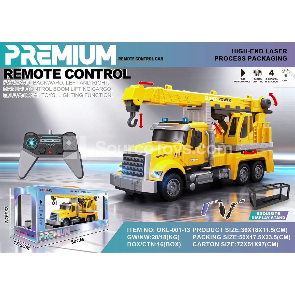 1:14 Remote Control Construction Vehicle Silver