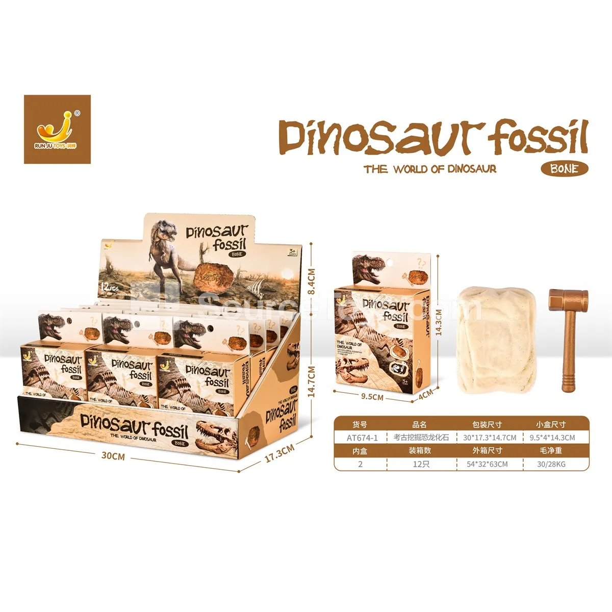 Dinosaur Fossil Dig Kit