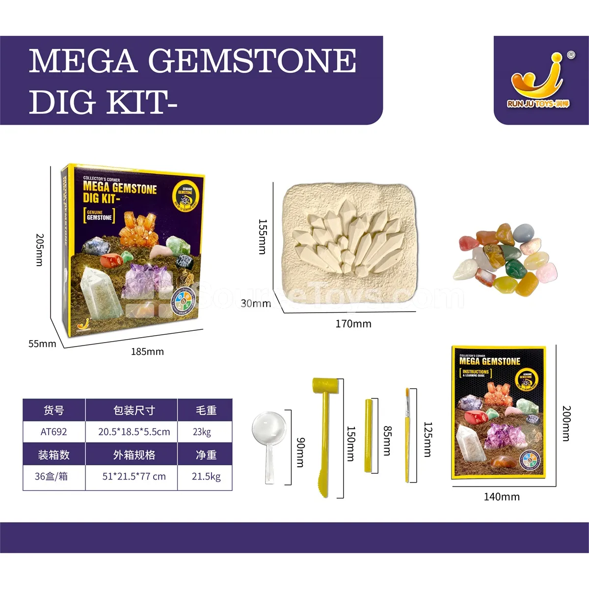 Archaeological Dig Geographic Magazine Set Purple Low Edition