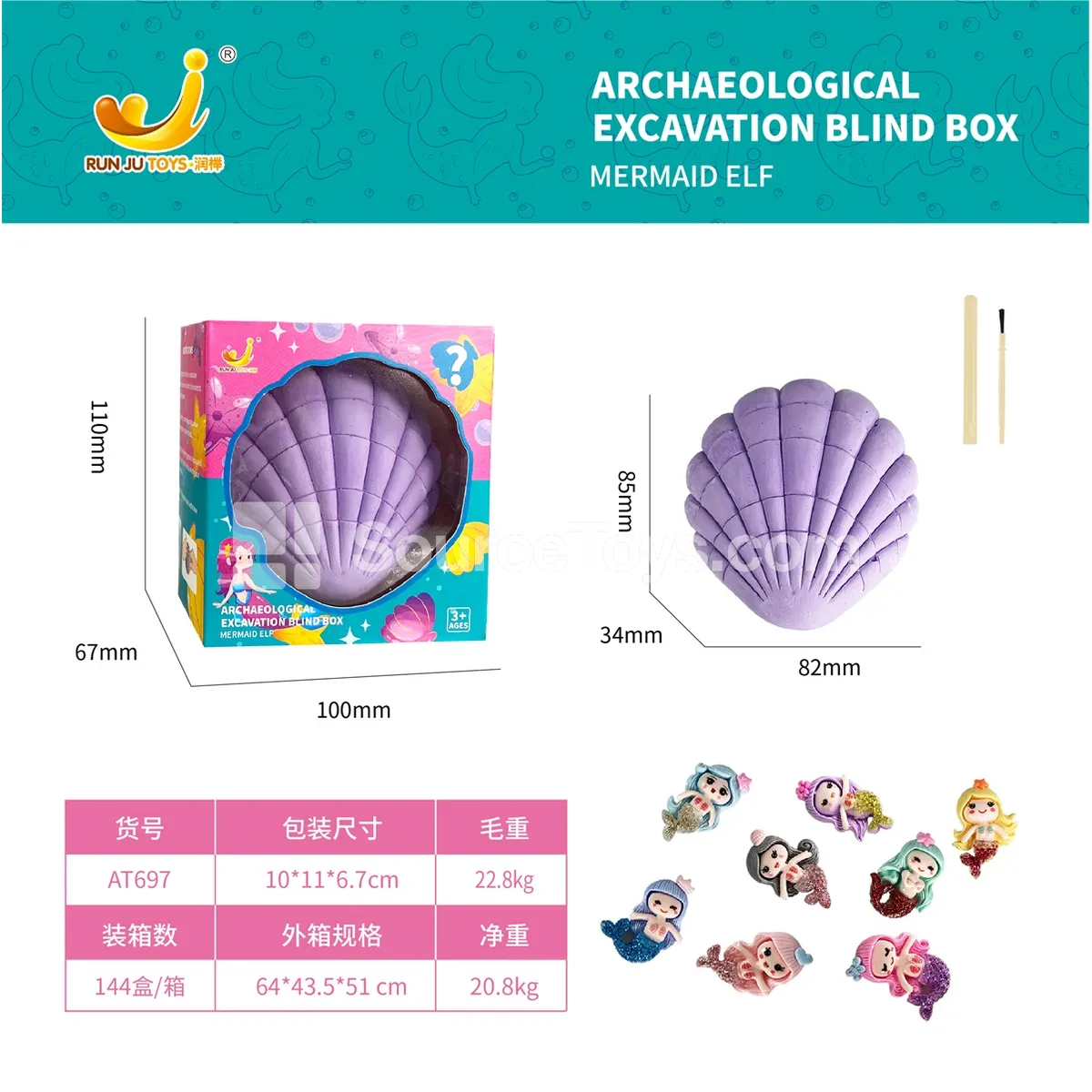 Mermaid Fairy Dig Kit Window Box Mermaid Fairy Dig Kit Window Box