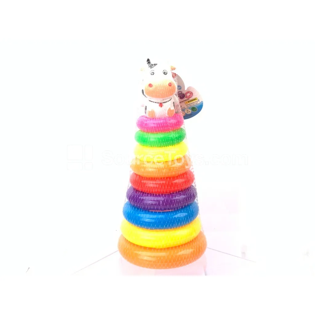 9-Layer Parent-Child Educational Stacking Rings Toy 9-Layer Parent-Child Educational Stacking Rings Toy