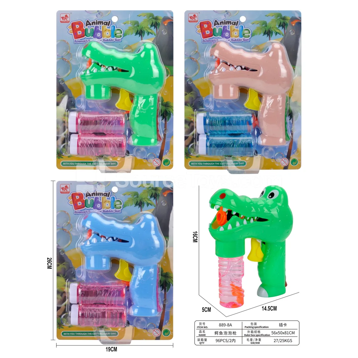 Crocodile Bubble Gun Crocodile Bubble Gun