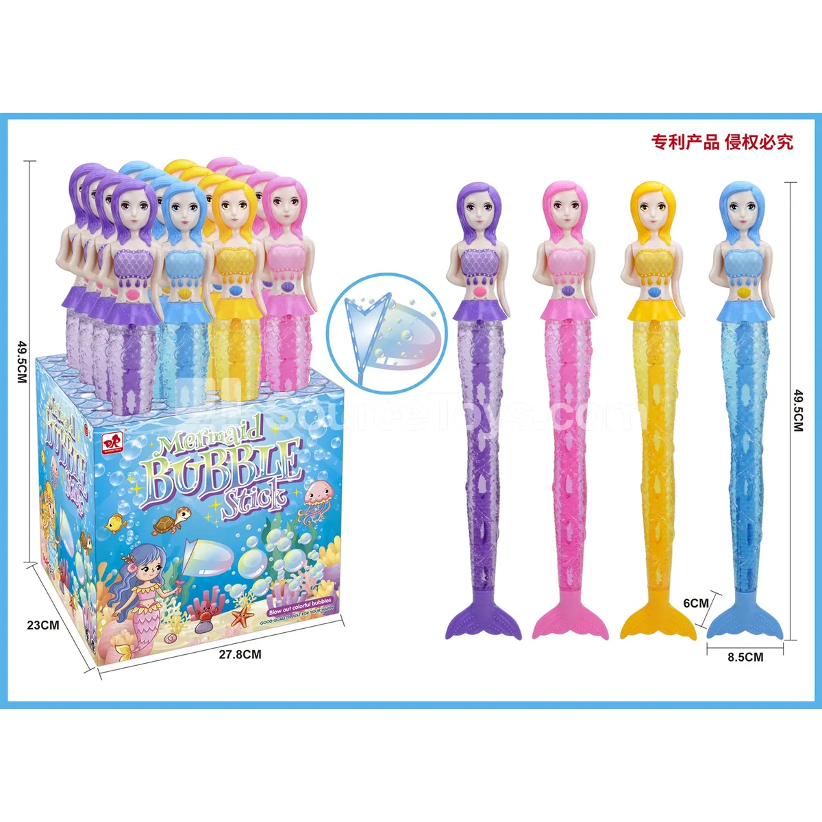 Mermaid Bubble Wand Mermaid Bubble Wand