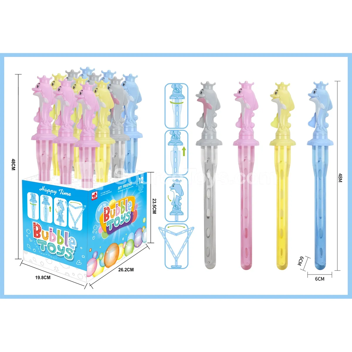 Dolphin Bubble Wand Dolphin Bubble Wand