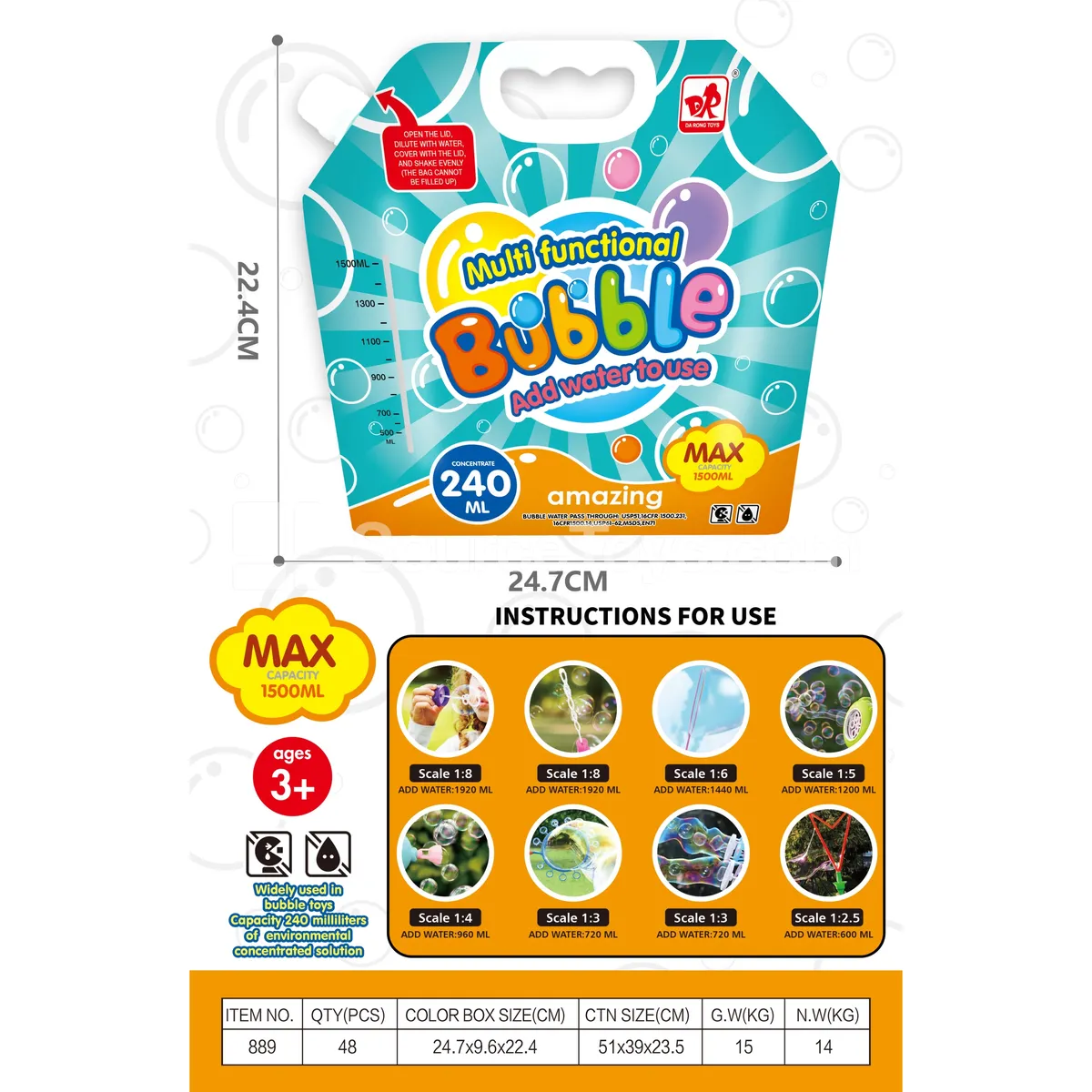 Bubble Solution Concentrate Bubble Solution Concentrate