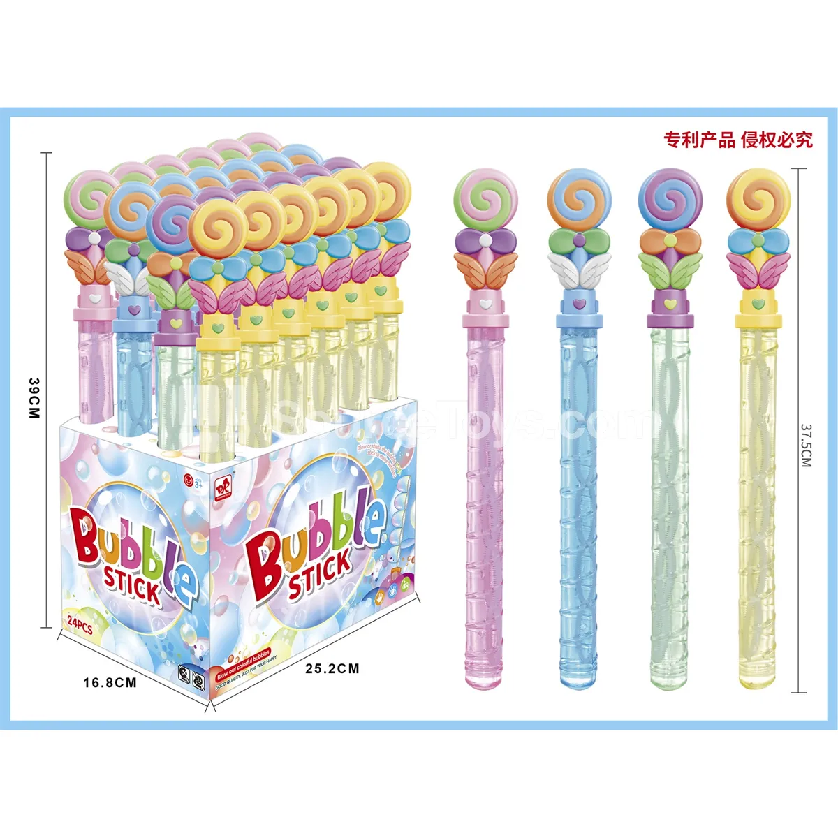Lollipop Bubble Wand Lollipop Bubble Wand