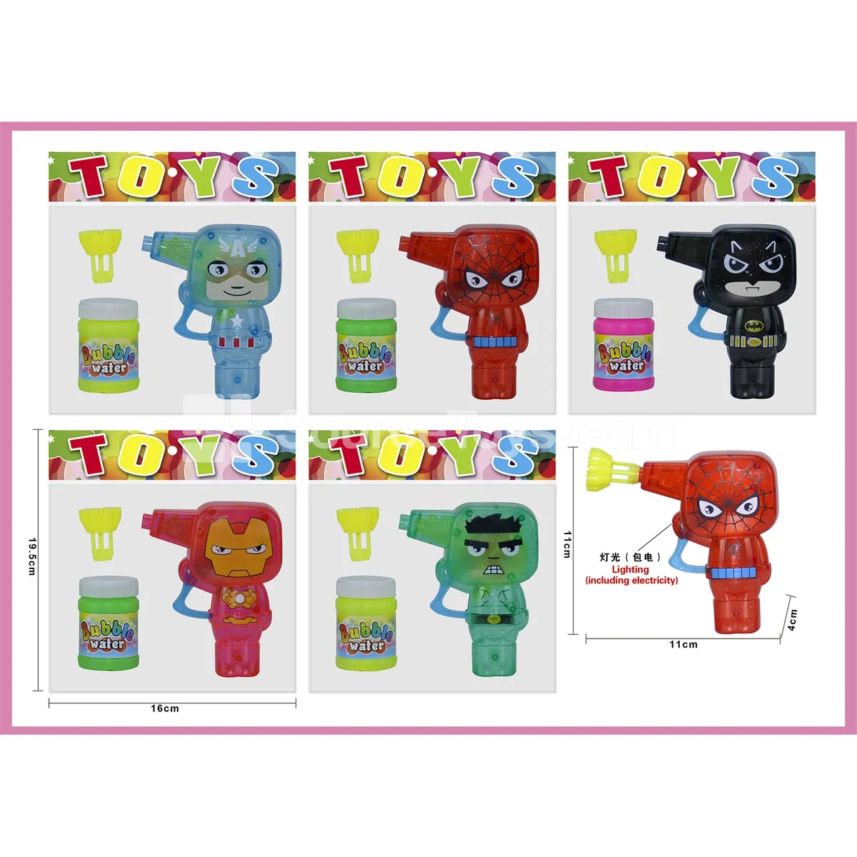 LED Bubble Gun Transparent LED Bubble Gun Transparent