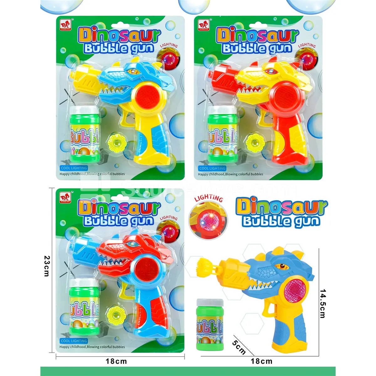 Dinosaur Bubble Blaster with Lights Dinosaur Bubble Blaster with Lights