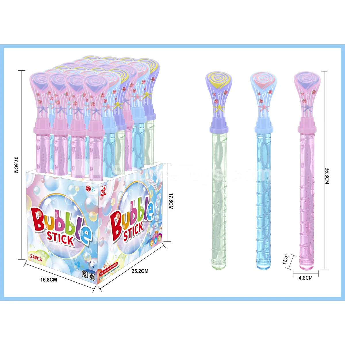 Rose Bubble Stick Rose Bubble Stick