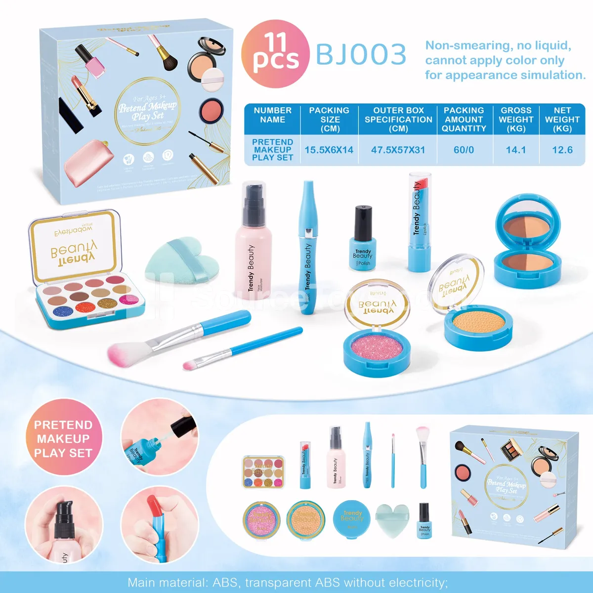Pretend-Play Makeup Set