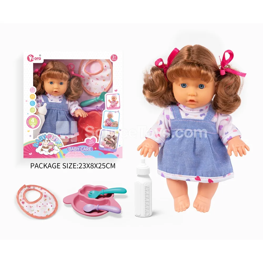 4-Sound 9-Inch Girl Doll Set