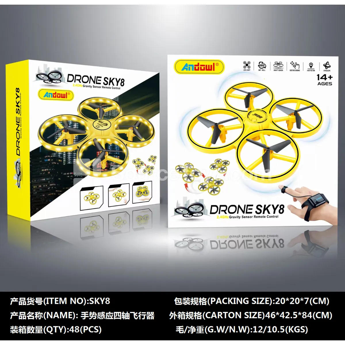 Gesture-Sensing Quadcopter with Watch Control Gesture-Sensing Quadcopter with Watch Control