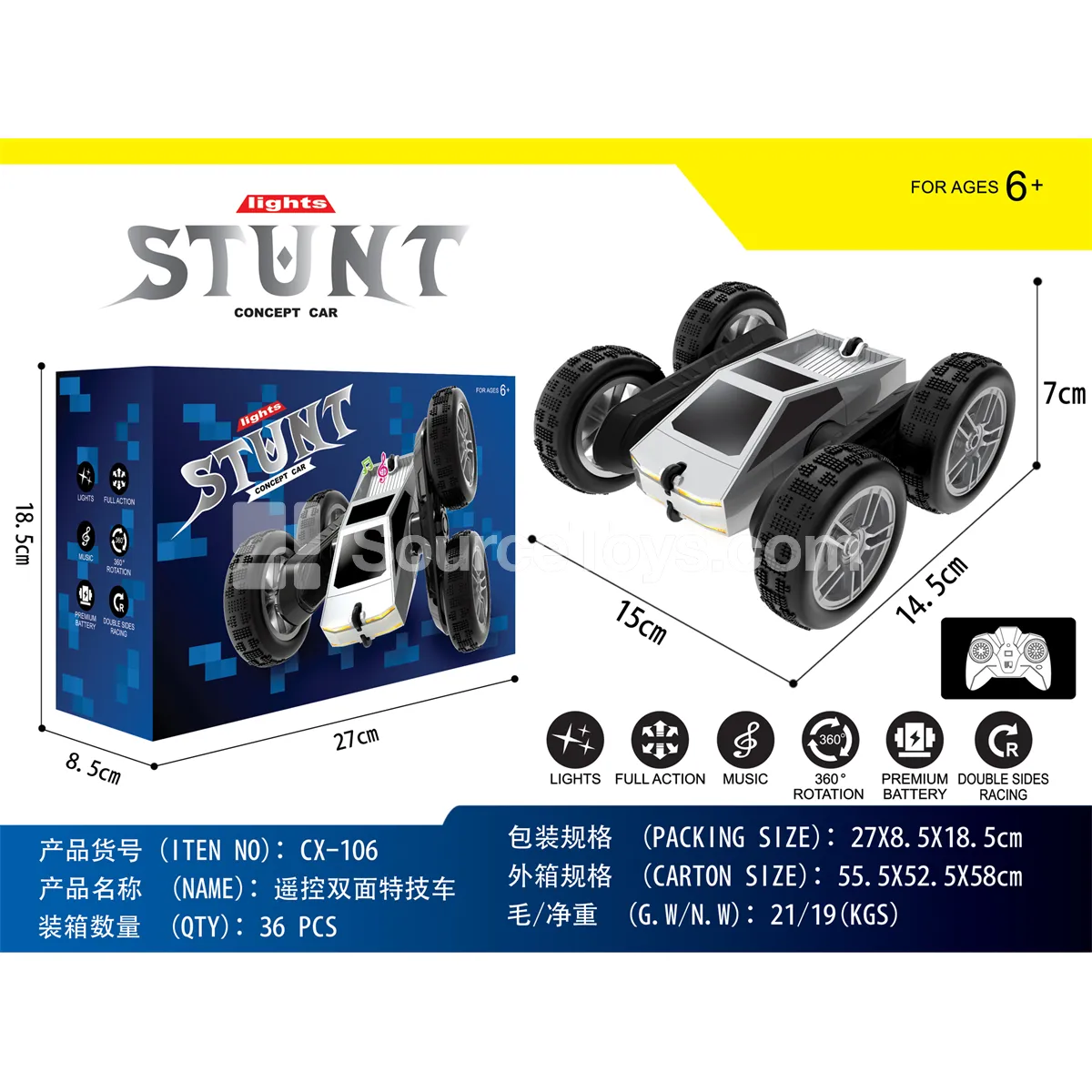 2.4G Remote Control Stunt Car 2.4G Remote Control Stunt Car