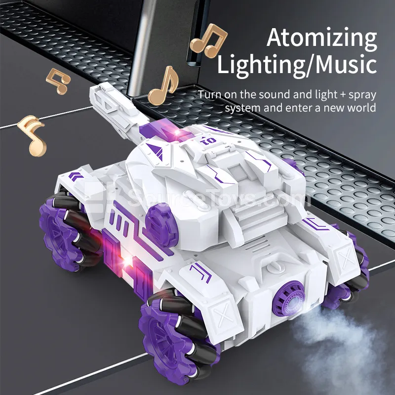 Remote Control Stunt Water Bullet Tank 4WD Electric Remote Control Stunt Water Bullet Tank 4WD Electric