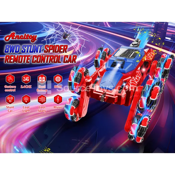 Remote Control Stunt Car 6-Wheel with Smart Spray Remote Control Stunt Car 6-Wheel with Smart Spray