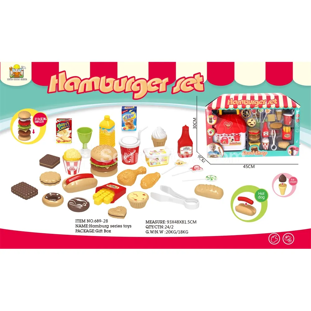 Hamburger Shop Pretend-Play Set Hamburger Shop Pretend-Play Set