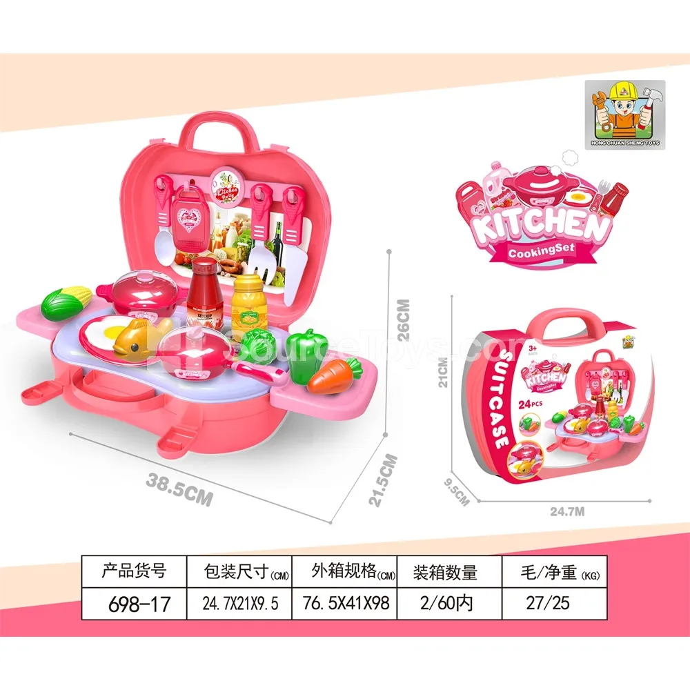2-in-1 Pretend-Play Cutlery Suitcase 2-in-1 Pretend-Play Cutlery Suitcase