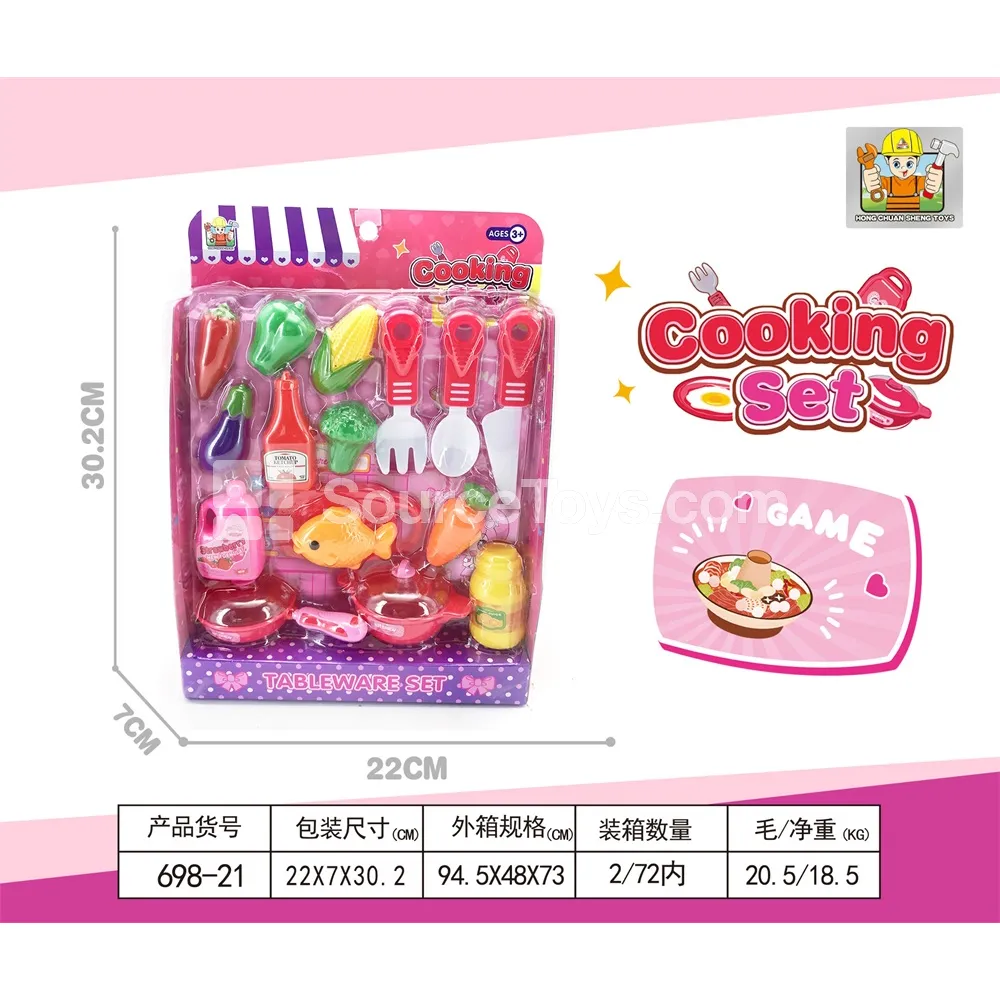 Pretend-Play Kitchen Set