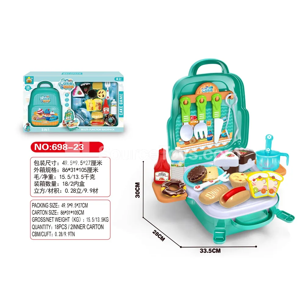 Cake Backpack 3-in-1 Set